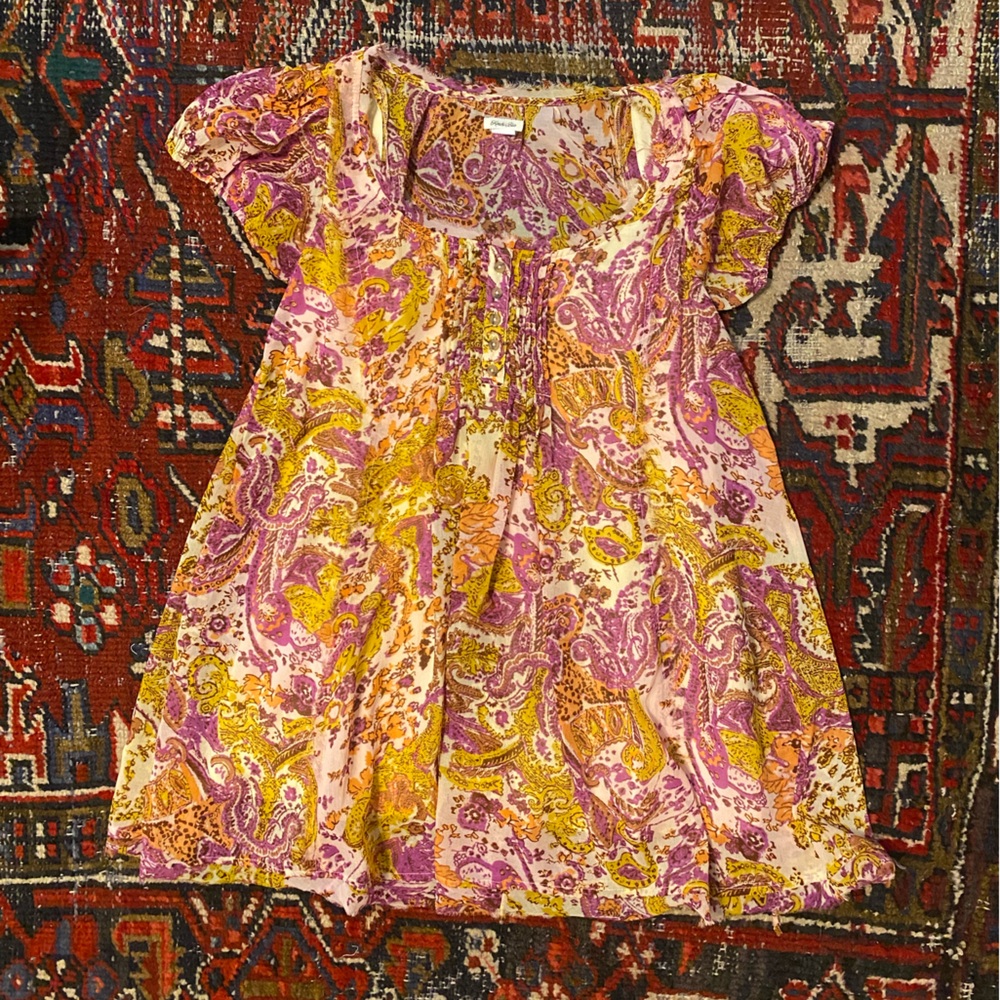 Urban Outfitters Vibrant Paisley Dress